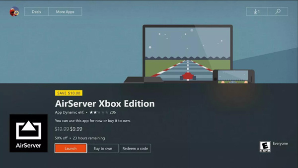Airserver on Xbox