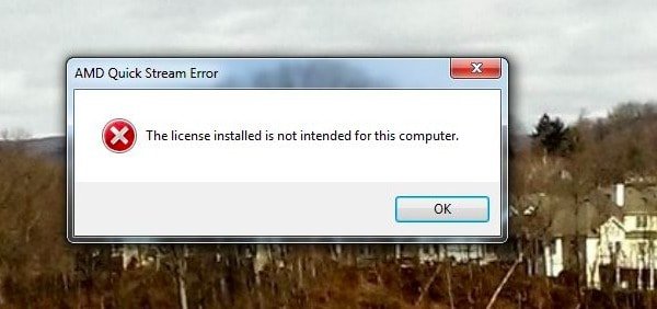 AMD Quick Stream Ошибка