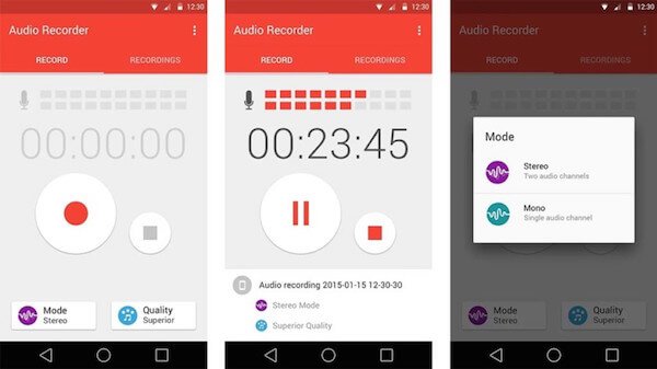 android audio recorder