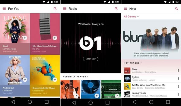 Biblioteca de música en Android