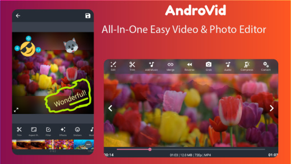 Editor videa AndroVid