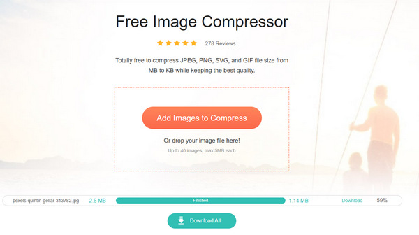 Бесплатный компрессор изображений Apeaksoft