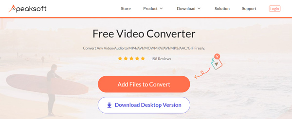 Apeaksoft Convertidor de video gratuito en línea