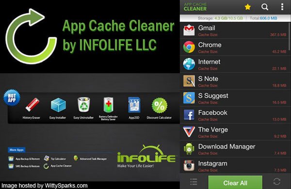 Cache Cleaner aplikacji