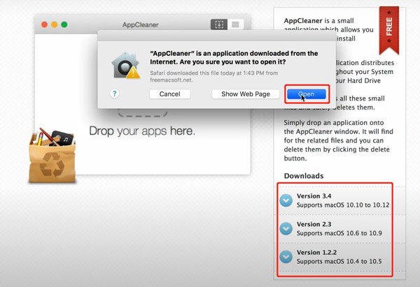 Appcleaner til Mac download