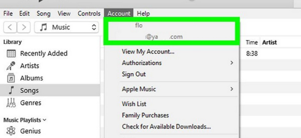 Apple-ID in iTunes