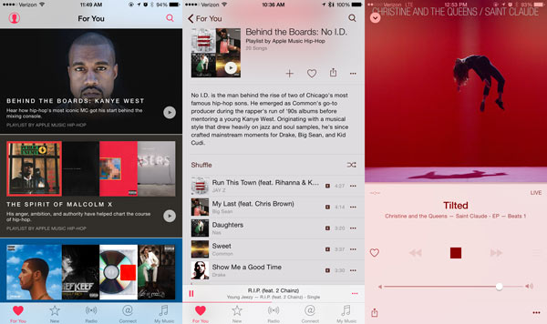 Aplicación de Apple Music