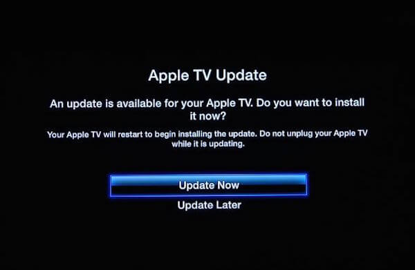 Ενημερώσεις της Apple TV