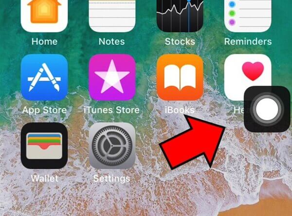 pomocný dotyk iOS 11