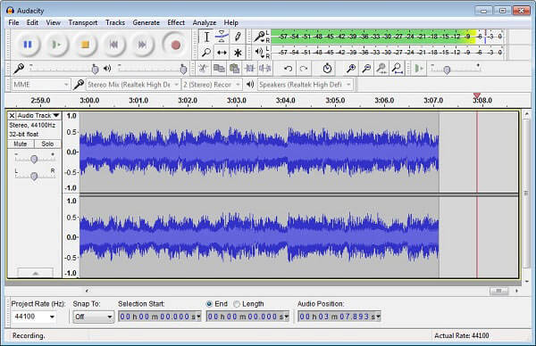 Audacity-spraakrecorder