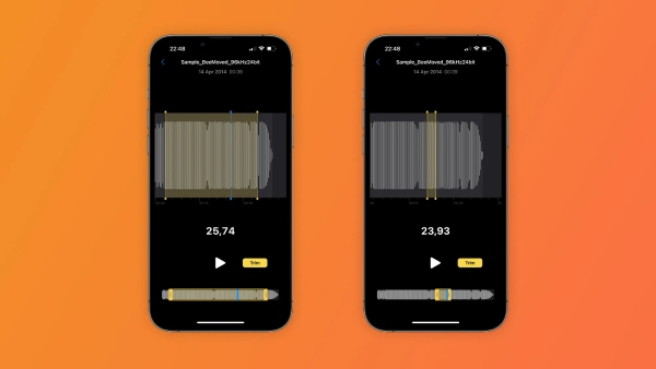 Audio Trimmer Przycinanie pliku audio