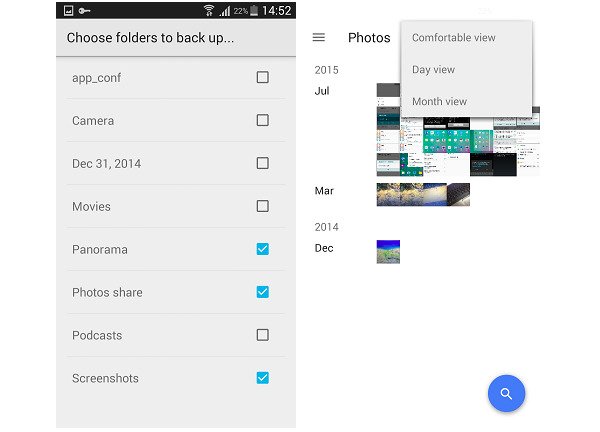 Sauvegarder des photos Android dans Google Photos