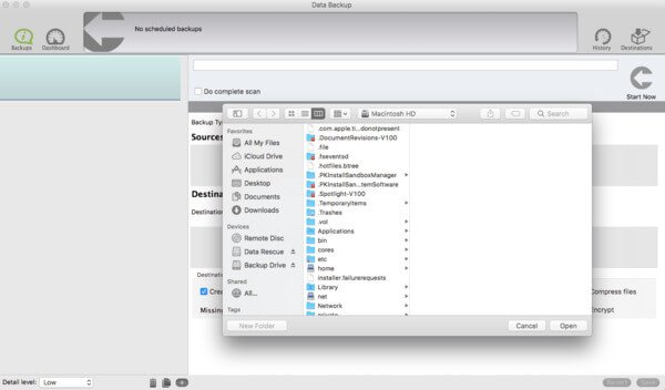 Backup Data on Mac