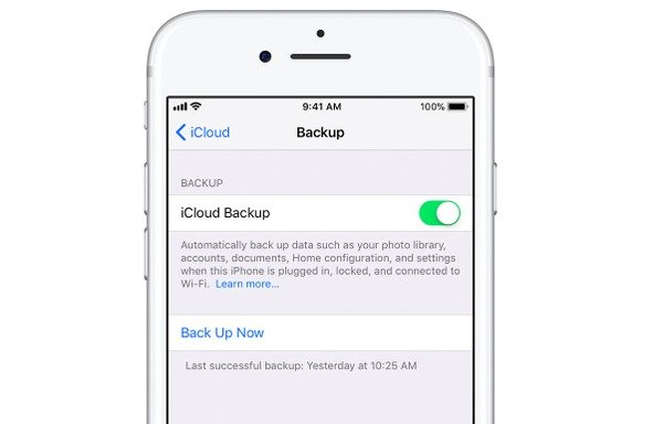 Az iPad biztonsági másolata iCloud-ra