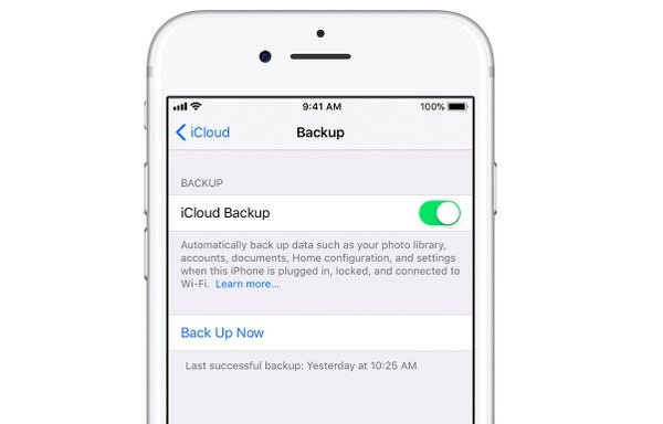 Faça o backup do iPad para o iCloud