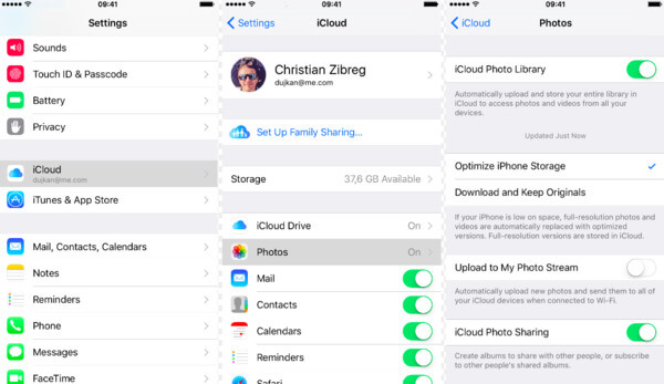Optimize iPhone Storage