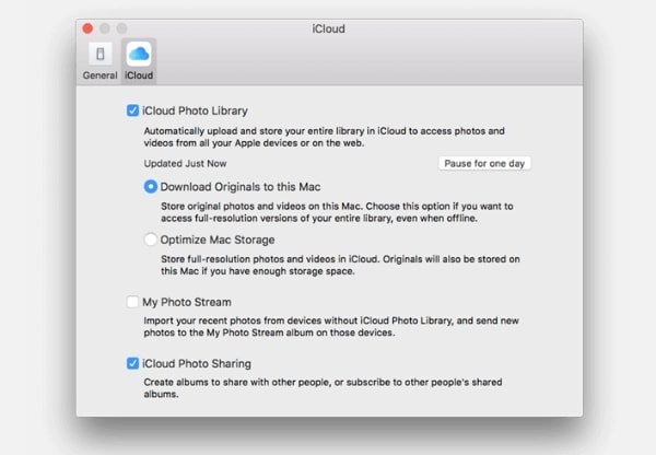 Backup all Pictures to iCloud