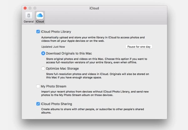 Сделайте резервную копию всех картинок в iCloud