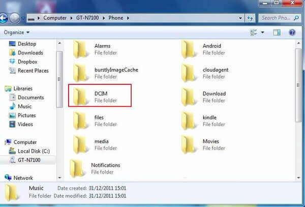 Резервное копирование с Samsung Galaxy S4 на ПК с Windows