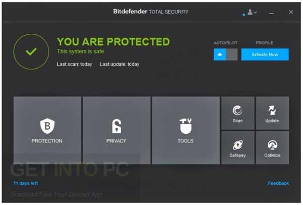 Segurança Total do Bitdefender