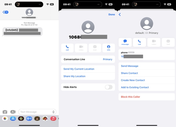 Bock Messages iPhone 14 Pro készüléken