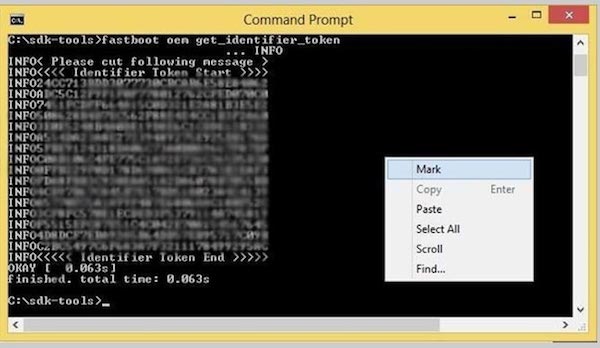 Bootloader Token vises