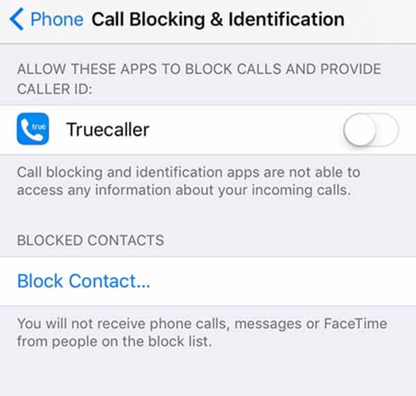 Call Blocking