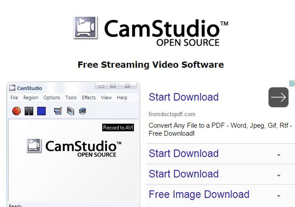 CamStudioの