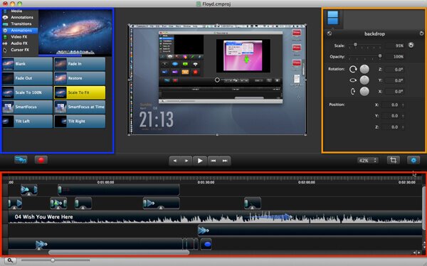 Camtasia Editace Mac