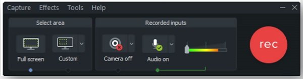 Camtasia screen record