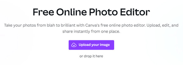 Canva Upload uw afbeelding