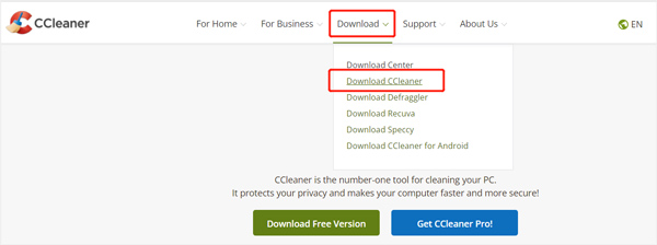 Download gratis CCleaner Pro