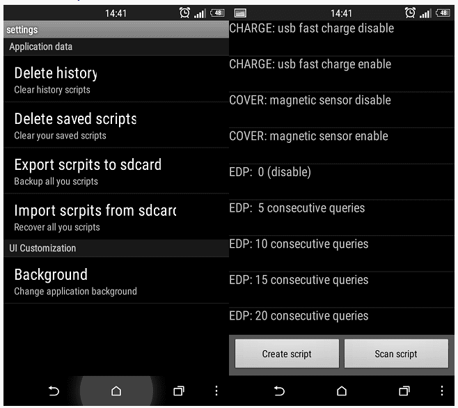 CDMA téléphone clignotant