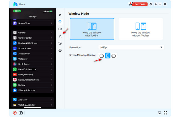 表示変更 Apeaksoft