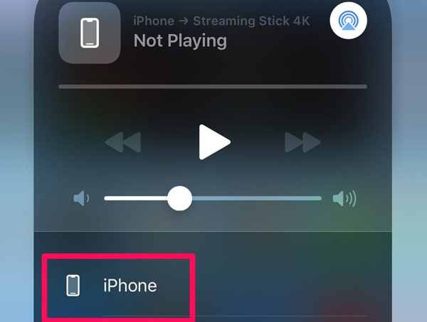 Проверьте AirPlay