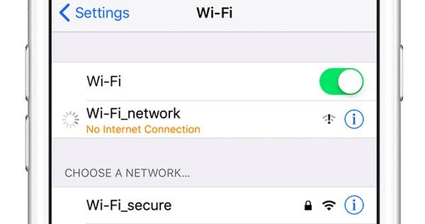 Проверьте сеть Wi-Fi