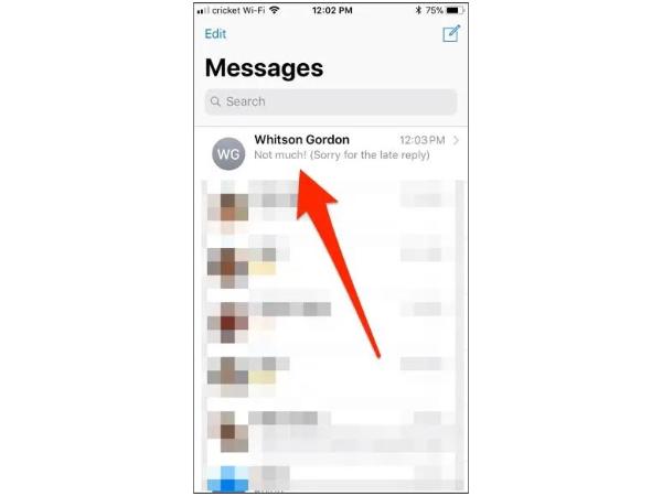 Scegli l'app per i messaggi di contatto