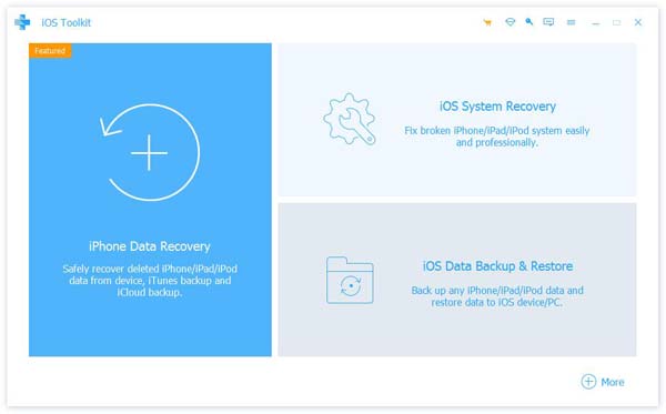 Välj iOS System Recovery