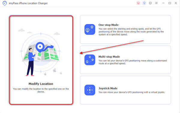 Choose Modify Location Apeaksoft