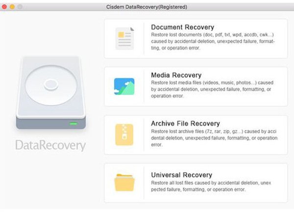 Cisdem Data Recovery для Mac