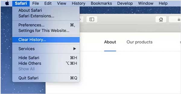 Clear Safari History Mac
