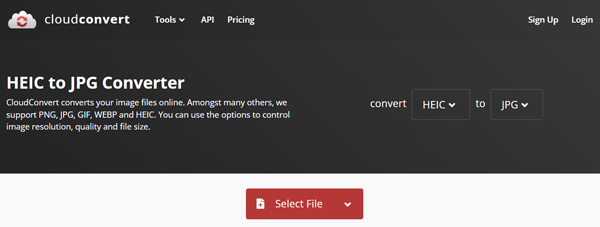 Cloudconvert Heic to Jpg Converter