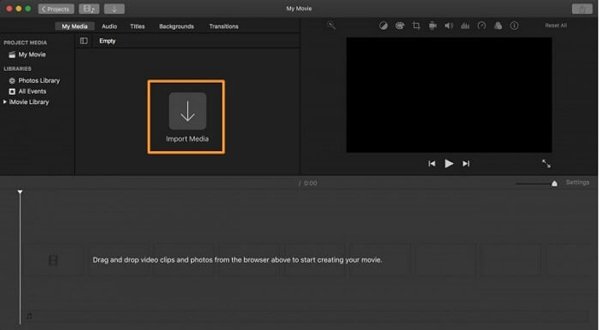 Sıkıştır Mp4 Mac iMovie