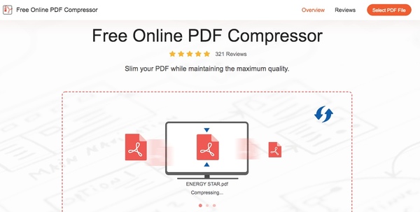 Compressez PDF en ligne