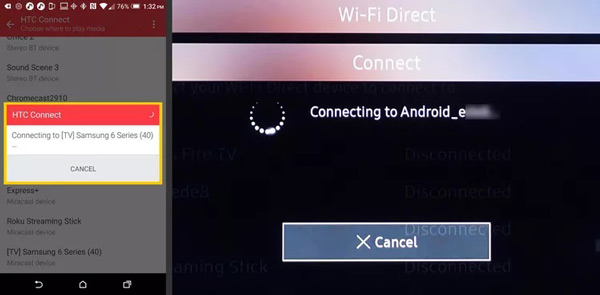 Tilslut Android TV