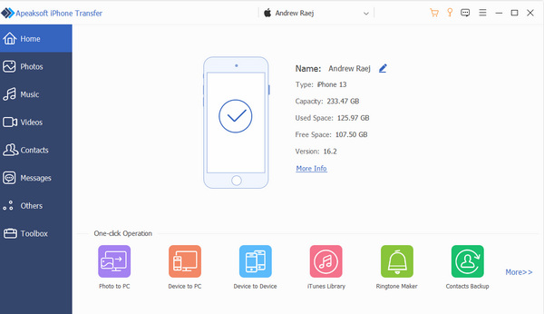 Connecter l'iPhone pour synchroniser le PDF