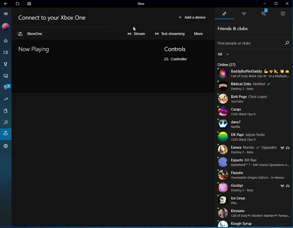 Conecte o Windows 10 ao Xbox One