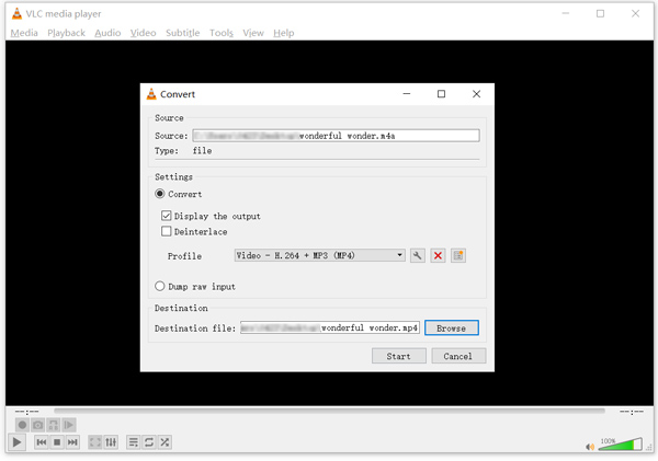 Converteer M4a naar Mp4 Gratis Vlc