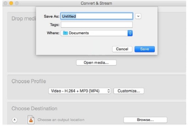 Convert MOV to MP4 VLC
