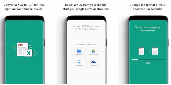 Convertir un PDF en Excel Phone